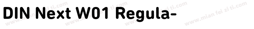 DIN Next W01 Regula字体转换